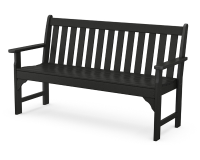 P600002252 POLYWOOD® Vineyard 60 Bench , Black sku P600002252