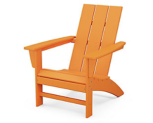 Modern Adirondack Chair, Tangerine, large