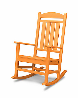 Presidential Rocking Chair, Tangerine, large