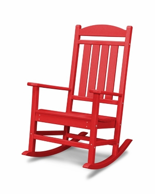 P600002408 POLYWOOD® Presidential Rocking Chair , Sunset Re sku P600002408