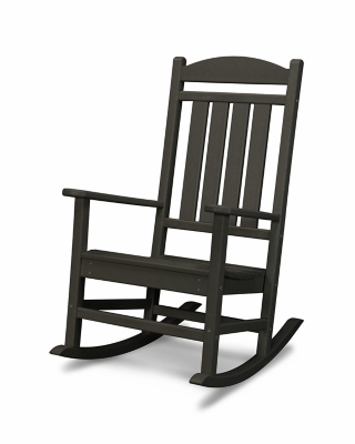 POLYWOOD® Presidential Rocking Chair , Black