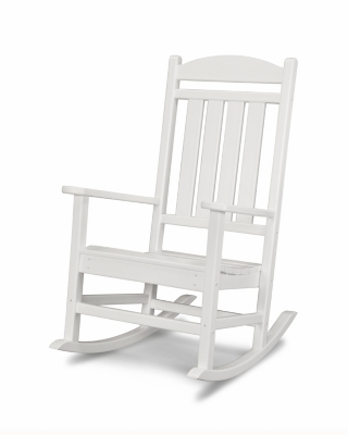 P600002413 POLYWOOD® Presidential Rocking Chair , White sku P600002413