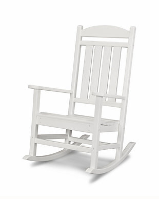 Presidential Rocking Chair, White, rollover