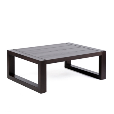 Paradise Outdoor Dark Eucalyptus Wood Coffee Table Ashley Furniture Homestore