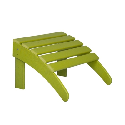Westin Outdoor Outdoor Folding Ottoman, Lime, large