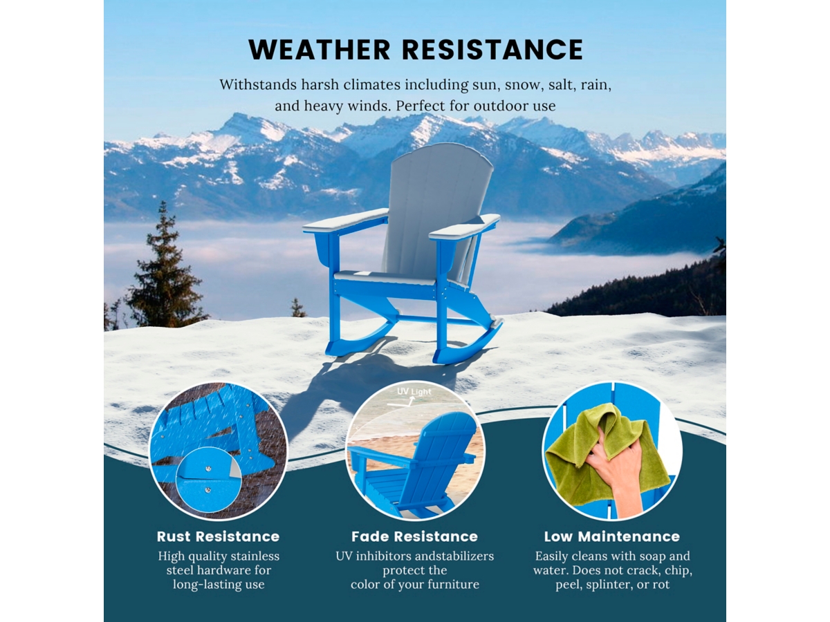 Venice Outdoor Adirondack Rocking Chair | Ashley