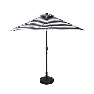 Westin Outdoor 9-Ft Half Umbrella with Bronze Finish Fillable Base, , large