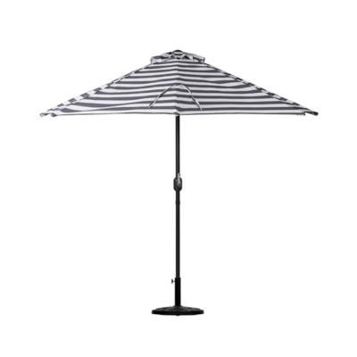 Westin Outdoor 9-Ft Half Umbrella with Bronze Finish Fillable Base, , large