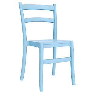 Siesta Outdoor Tiffany Dining Chair Light Blue (Set of 2), Light Blue, large