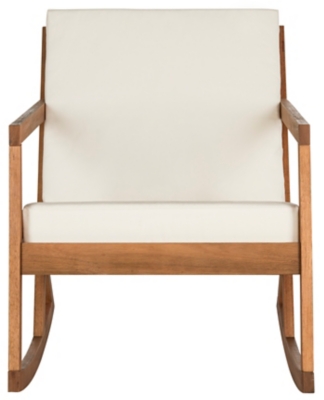 Safavieh Vernon Rocking Chair, Natural/Beige, large
