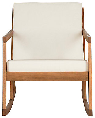 Safavieh Vernon Rocking Chair, Natural/Beige, large