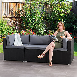 Parksville  3-Piece Outdoor Patio Sectional Set, , rollover