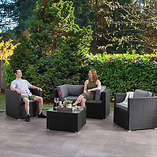 Parksville  5-Piece Outdoor Patio Sofa Sectional Set, , rollover