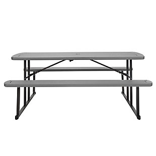 COSCO Outdoor Living 6' Folding Picnic Table, , large