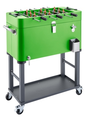 TRINITY Outdoor 80 Quart Foosball Cooler Detachable Tub with Cover, Electric Green, large