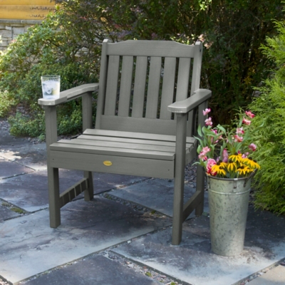 Highwood® Lehigh Outdoor Garden Chair, Coastal Teak, large