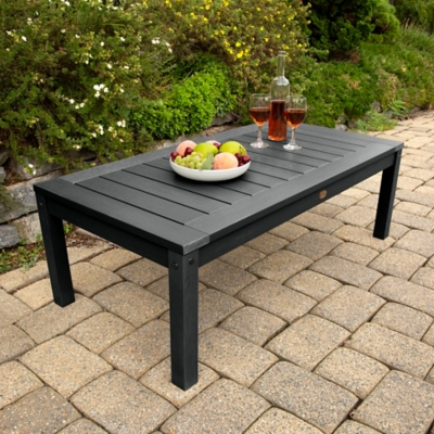 Highwood® Adirondack Outdoor Coffee Table, Black, large
