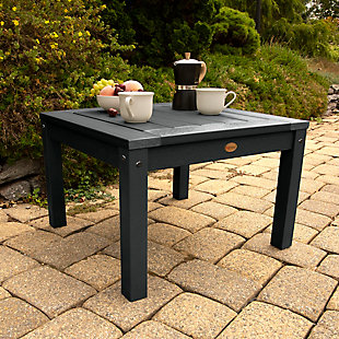 Highwood® Adirondack Outdoor Side Table, Black, rollover