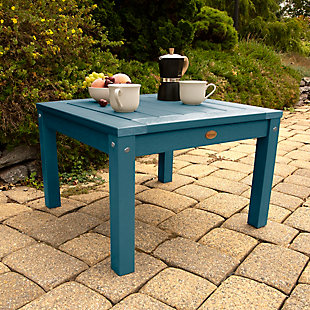 Highwood® Adirondack Outdoor Side Table, Nantucket Blue, rollover