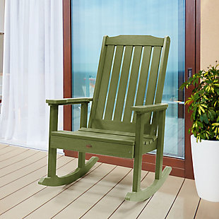 Highwood® Lehigh Outdoor Rocking Chair, Dried Sage, rollover