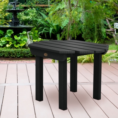 Highwood® Classic Westport Outdoor Side Table, Black, large
