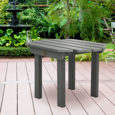 Highwood® Classic Westport Outdoor Side Table, Coastal Teak, large