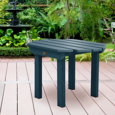 Highwood® Classic Westport Outdoor Side Table, Nantucket Blue, large