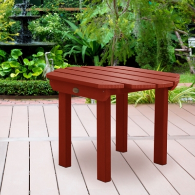 Highwood® Classic Westport Outdoor Side Table, Rustic Red, large