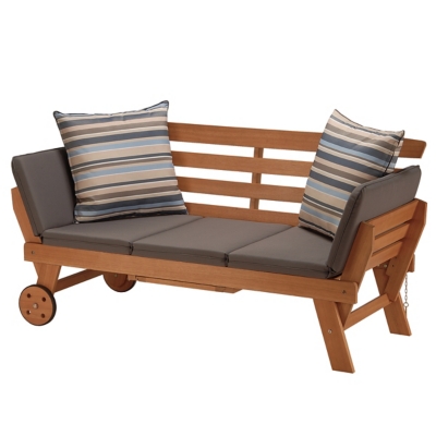 National Tree Company Eucalyptus Grandis Wood Daybed, , large