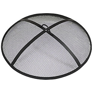Any fire pit will be safer with this heavy-duty steel metal mesh dome replacement spark screen. A spark screen will help keep hot embers from sparking or popping out of the fire and landing on the ground, or on loved ones. To use simply set it over the fire pit using the handle on top of the screen.OUTDOOR SPARK SCREEN DIMENSIONS: 7.5 inches tall x 36 inch diameter | WELL-MADE DURABLE DESIGN: Large bonfire spark guard is made from 0.7 mm thick steel frame and steel wire mesh one-piece design for durability | EASY TO USE: No assembly required; Metal easy-lift handle on top is for moving the spark cover on and off the fire pit, ring, rim or bowl | KEEP YOUR FIREPIT SAFE: Spark protector tool will help keep the sparks and embers in the fire pit and away from you and your loved ones | WORRY-FREE PURCHASING: Sunnydaze Decor backs its firepit screens and accessories with a 1-year manufacturer's warranty