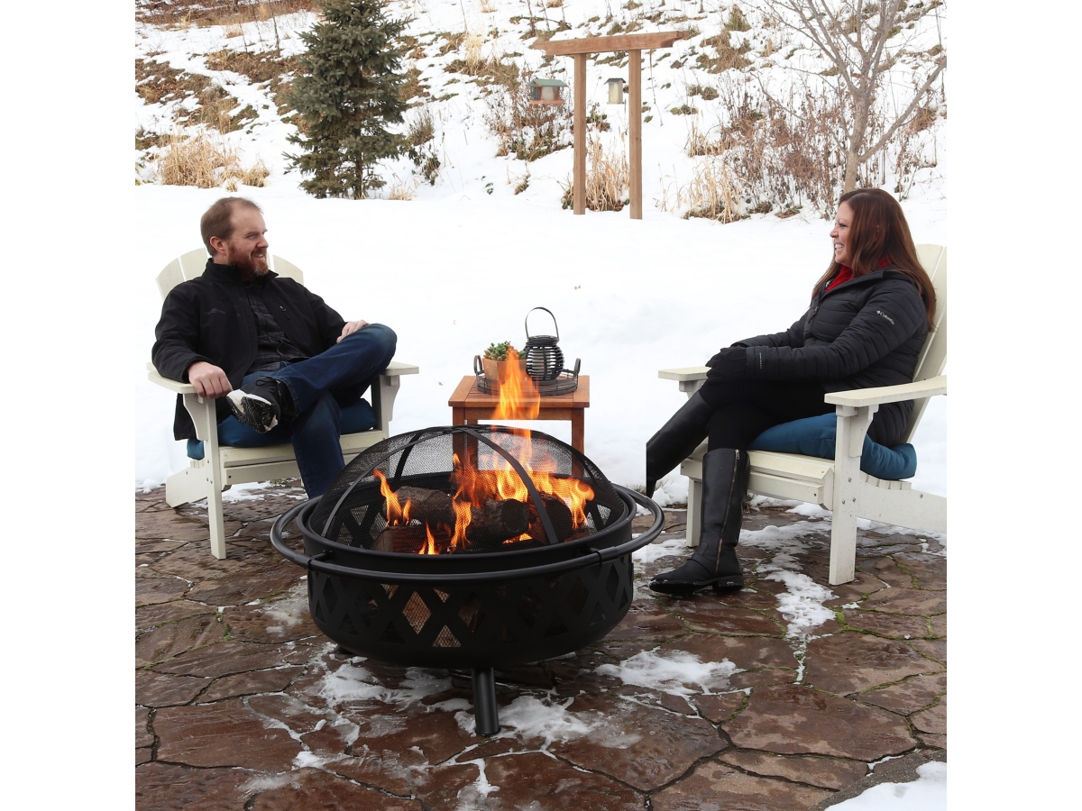 Sunnydaze Outdoor Fire Pit and Accessories | Ashley