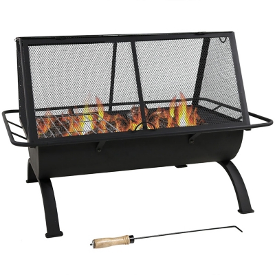 Sunnydaze 36" Outdoor Northland Grill Fire Pit and Accessories, , large