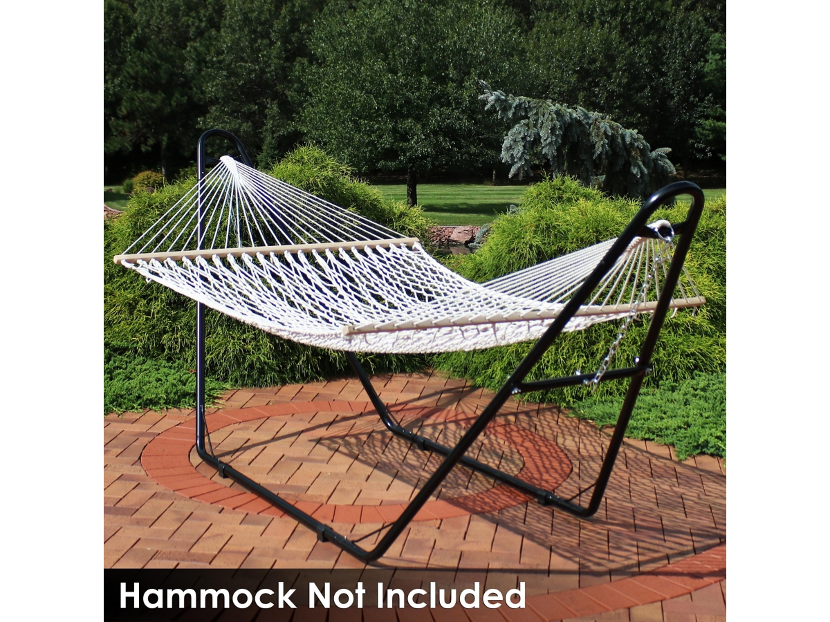 Eno Hammock Stand 9ft Hammock With Stand Portable 2 Person Swing Stand  Heavy Duty Steel Stand For Outdoor Patio Backyard Indoor Bedroom With  Carrying Case, Weather-Resistant Finish, 450LBS Weight Capacity, Blue  Outdoor, image size:1200x900