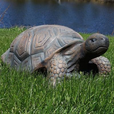 Sunnydaze Outdoor Tanya the Tortoise Statue, , rollover