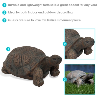 Sunnydaze Outdoor Tanya the Tortoise Statue | Ashley