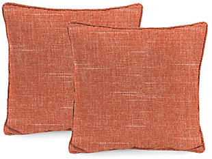 Jordan Manufacturing Outdoor 17" Accessory Throw Pillows (Set of 2), Tory Sunset, large