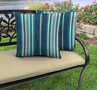 Jordan Manufacturing Outdoor 17" Accessory Throw Pillows (Set of 2), , rollover