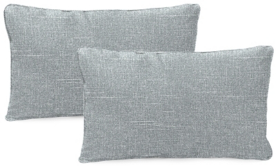 Jordan Manufacturing Outdoor 20"x13" Lumbar Accessory Throw Pillows (Set of 2), , large