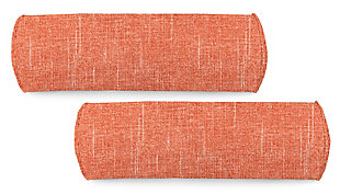 Jordan Manufacturing Outdoor 20"x7" Lumbar Accessory Throw Pillow (Set of 2), Tory Sunset, large