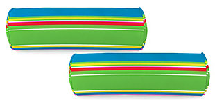 Jordan Manufacturing Outdoor 20"x7" Lumbar Accessory Throw Pillow (Set of 2), , rollover
