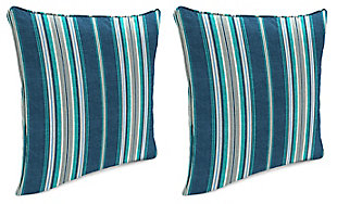 Jordan Manufacturing Outdoor 18" Accessory Throw Pillows (Set of 2), , large