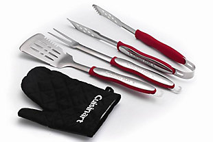 Cuisinart 3-Piece Outdoor Grilling Tool Set with Grill Glove, , large