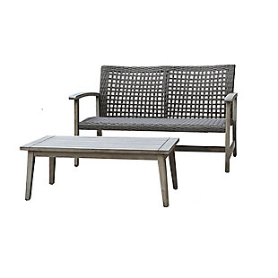 Dukap Monterosso 2-Piece Outdoor Sofa and Table Set, , large