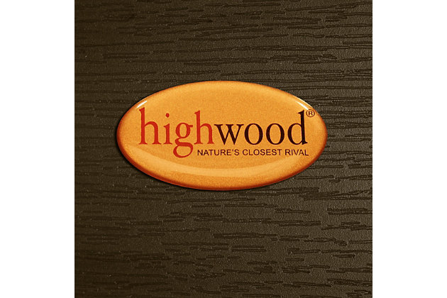 Welcome to highwood®. Welcome to relaxation. We are proud to offer the wood-replacement material of choice, as used in America’s st theme parks, coastal resorts and hot-tub cabinets…now available for your own backyard. Relax in comfort as you spend time outdoors with your family. This Garden Bench has all the classic and elegant design elements that the Lehigh Collection is known for. Choose from 4ft or 5ft widths and a variety of colors sure to make a lovely addition to any outdoor space. The classic back styling and contoured seat join together for a sturdy, -scale comfort experience. Style this bench with your favorite decorative pillows and a cozy blanket to create a welcoming space that you and your guests can enjoy. The proprietary Highwood high-grade poly lumber used in this product offers the most realistic look of natural wood WITHOUT the headaches of maintaining or replacing every few seasons. Simply wash your highwood® furniture to remove any dirt or grime. Explore the entire line of highwood® products to coordinate other beautiful, durable products that will make your outdoor living space the envy of the neighborhood. Still not sure? Request a free product swatch so you can view the color and composition in person. This product is assembled with 304-grade stainless steel hardware and comes with the assurance of a manufacturer’s 12-year residential limited warranty. The bench has been load-tested, per ASTM 1561-03 (2008) standard for Outdoor plastic furniture, and has a 500-pound weight capacity. Some assembly is required (see assembly guide) and assembled 5ft bench is 60.6"W x 34.7"H x 24.9"D (50lbs), assembled 4ft bench is 50.1"W x 34.7"H x 24.9"D (45lbs).100% Made in the USA - backed by US warranty and support | Weatherproof - leave outside year-round. Will not crack, peel or rot when exposed to the elements | No sanding, staining or painting - yet it looks like real wood | Assembled with 304-grade stainless steel hardware | Some assembly is required - assembled 5ft bench is 60.6"W x 34.7"H x 24.9"D (50lbs), assembled 4ft bench is 50.1"W x 34.7"H x 24.9"D (45lbs)