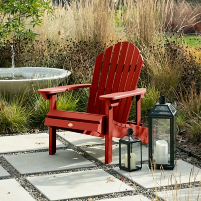 Gracious living king sized online resin adirondack patio chair