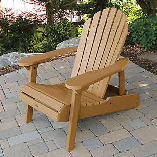 Highwood® Hamilton Outdoor Folding and Reclining Adirondack Chair, Toffee, rollover