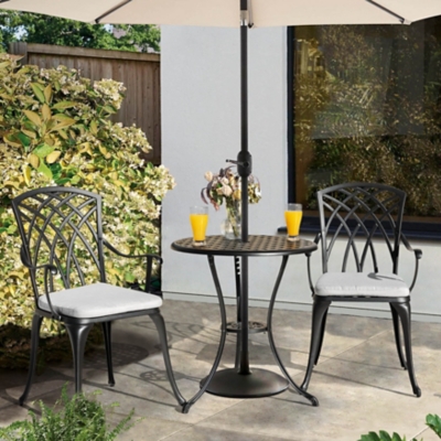 P600004515 Nuu Garden 3-Piece Outdoor Bistro Set, Antique Bro sku P600004515