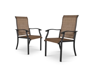 Nuu Garden Outdoor Textilene Dining Chair (Set of 2)