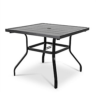 Nuu Garden Outdoor Square Dining Table, , large