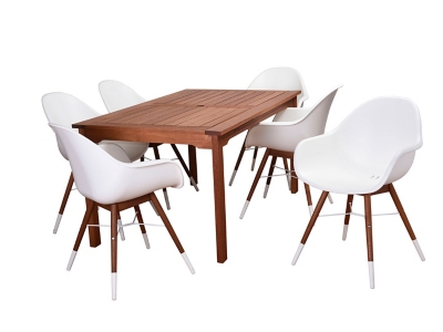 Amazonia 7-Piece Outdoor Patio Dining Set, , large